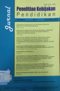 Jurnal Penelitian Kebijakan Pendidikan, Volume 5, No. 2, Desember 2012