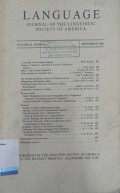 Language: Journal of The Linguistic Society of America, Vol. 62, No. 3, September 1986