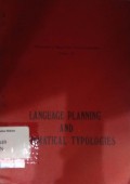 Language planning and grammatical typologies