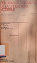 Les Grands Courants De La Linguistique Moderne