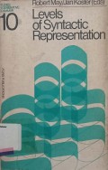 Levels of syntactic representation