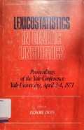 Lexicostatistics in Genetic Linguistics
