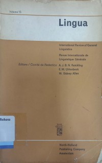 Lingua volume 13