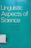 Linguistic aspects of science