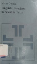 Linguistik structures in scientific texts
