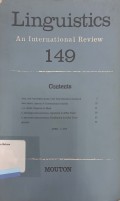 Linguistics an International Review 149