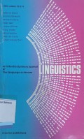 Linguistics : an interdisciplinary journal of the language sciences vol.19