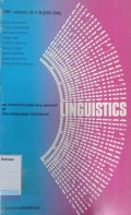 Linguistic an interdisciplinary journal of the language science