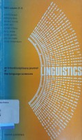 Linguistics : an interdisciplinary journal of the language sciences vol.21-5