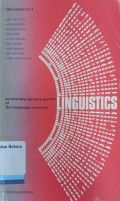 Linguistics. An interdisciplinary journal  of the language sciences. vol 22-24 1984
