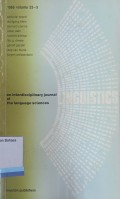 Linguistic an interdisciplinary journal of the language science
