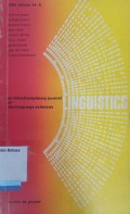 Linguistic an interdisciplinary journal of the language science