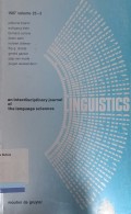 Linguistics : an interdisciplinary journal of the language sciences vol.25-3