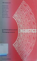 Linguistics : an interdisciplinary journal of the language sciences vol.22-6