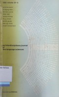 Linguistic an interdisciplinary journal of the language science