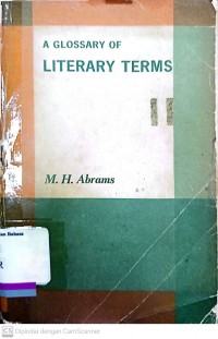 A glossary of literary terms