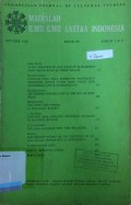 Madjalah Ilmu-Ilmu Sastra Indonesia Djilid III Nomor 2 & 3