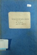 Madjalah ilmu-ilmu sastra Indonesia Jilid 5, No. 1