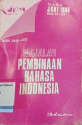 Majalah Pembinaan Bahasa Indonesia: Th.5 No. 2,  Juni 1984