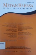Medan bahasa: jurnal ilmiah kebahasaan, vol.16, no. 1, Juni 2022