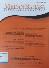 Medan bahasa: jurnal ilmiah kebahasaan, vol.16, no. 1, Desember 2022