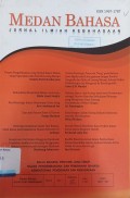Medan Bahasa: Jurnal Ilmiah Kebahasaan, Volume 6, Nomor 1, Juni 2012