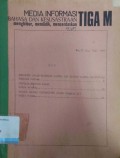 Media Informasi Bahasa dan Kesusastraan TIGA M (menghibur, mendidik, mencerdaskan)