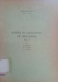 Papers in linguistics of melanesia