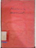 Morphological Investigations