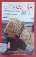 Metasastra: Jurnal Penelitian Sastra, Volume 5, Nomor 2, Desember 2012