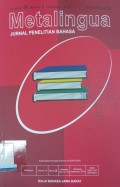 Metalingua: Jurnal Penelitian Bahasa, Volume 16, Nomor 2, Desember 2018