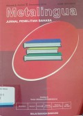 Metalingua: Jurnal Penelitian Bahasa, Volume 8, Nomor 2, Juni 2010