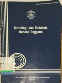 Morfologi dan sintaksis bahasa enggano