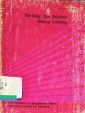 Morfologi dan sintaksis bahasa Lampung