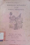 Morfologi katakerja dalam bahasa simalungun