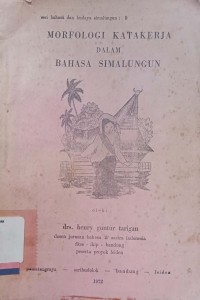 Morfologi katakerja dalam bahasa simalungun