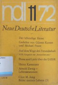 Neue Deutsche Literatur, 10 Jahrgang, Heft 11, 1972