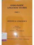 Indo-Pacific Linguistic Studies: Part I Historical Linguistics