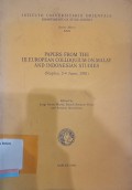 Papers From the III European Colloquium on Malay and Indonesian Studies