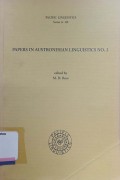 Papers in austronesian linguistics no. 2