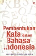 Pembentukan kata dalam bahasa indonesia