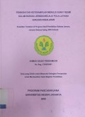Peningkatan keterampilan menulis surat resmi dalam Bahasa Jerman melalui pola latihan analisis kesalahan: penelitian tindakan di Program Studi Pendidikan Bahasa Jerman, Jurusan Bahasa Asing, FFBS Unimed