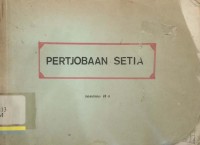 Pertjobaan setia