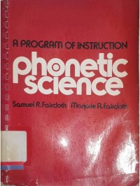 Phonetic science : A program of instruction
