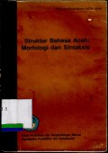 Struktur bahasa Aceh : Morfologi dan sintaksis