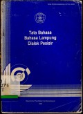 Tata bahasa bahasa Lampung dialek pesisir
