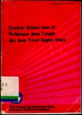 Struktur bahasa Jawa di perbatasan Jawa Tengah dan Jawa Timur bagian utara