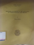 Procesess of change in the languages of north-western new britain