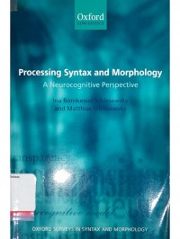 Processing Syntax and Morphology