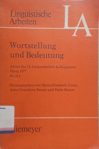 Wortstellung und Bedeutung